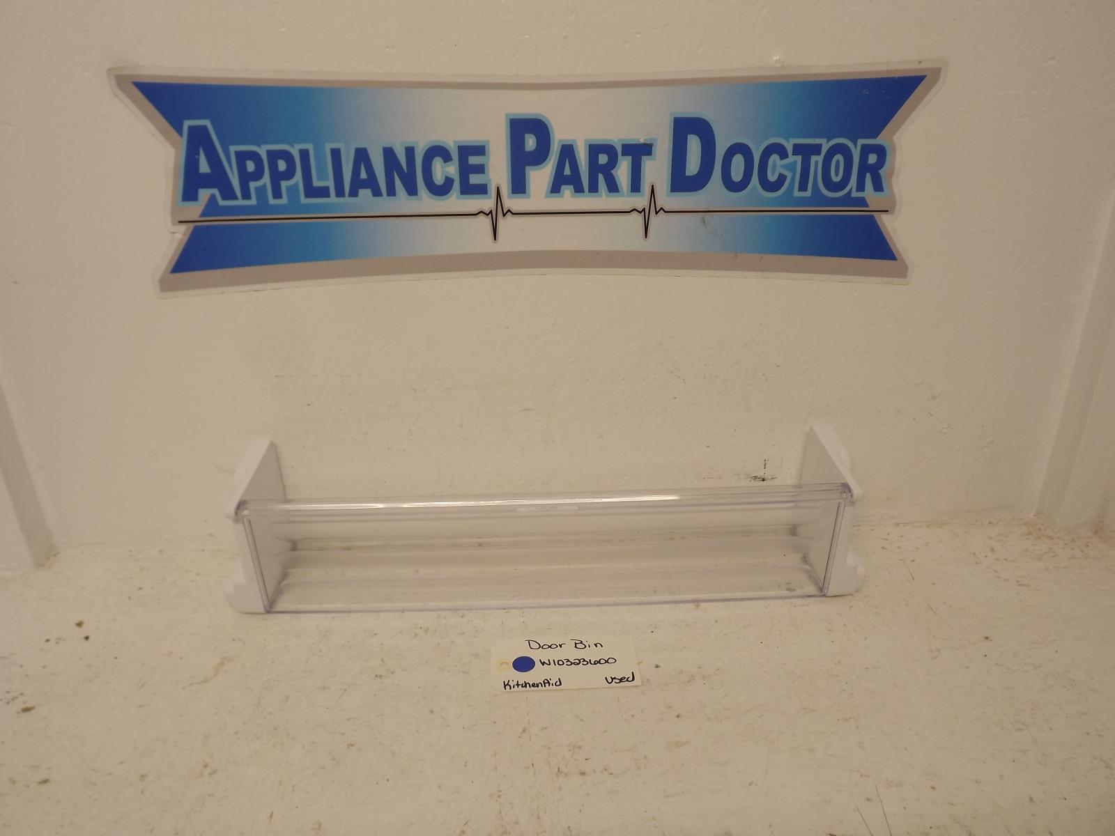 KitchenAid Refrigerator W10323600 Door Bin Used KitchenAid Refrigerator W10323600 Door Bin Used
